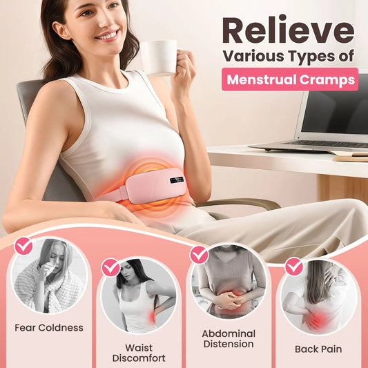 Local Stock Women's Menstrual Heating Pads, Compress Period Relief Belt