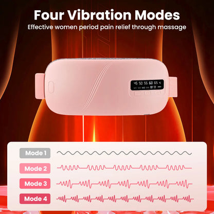 Local Stock Women Menstrual Heating Pads Effective Hot Compress Period Relief Belt Rechargeable Heated Waist Massager Gifts